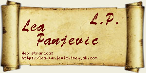 Lea Panjević vizit kartica